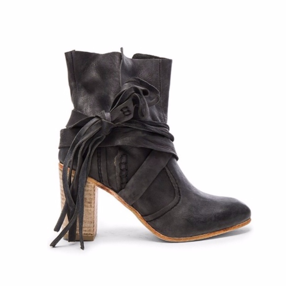 Free People Seven Wonders Leather Booties